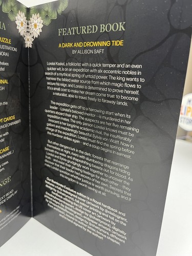 A Dark and Drowning Tide By Allison Saft Signed Illumicrate September 2024 Box - Picture 23 of 23