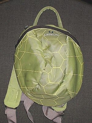 Green Unisex Adulto LittleLife Toddler Backpack-Turtle S