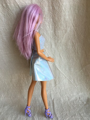 12 - BB13 - Side Glance Fashionista Lavender Hair Barbie - Picture 5 of 7