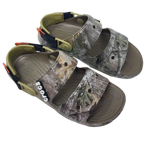 Crocs Men's Size 7 Classic All Terrain Realtree EDGE Camo Sandals 207891-267 - 第 6/8 張圖片