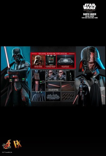 READY NEW HOT TOYS STAR WARS OBIWAN KENOBI DARTH VADER DELUXE DX-28 1/6 LED - Picture 2 of 15