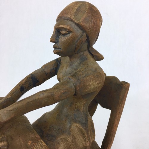 VTG Mid Century Ethnic/Caribbean/African American Female Craft Artisan Figurine - Picture 2 of 10