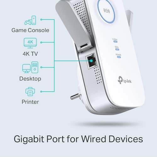 TP-Link RE655 WLAN-versterker Repeater AC2600 (Dual WLAN AC+N, 1733 Mbps 5 GHz - Afbeelding 2 van 7