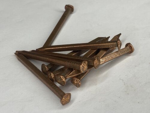 Barco de restauración 1 1/2" 40mm Rosehead Clavos Cobre Tradicional 25 50 100 250 - Imagen 10 de 24