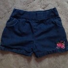 Little Girls Dark Wash Denim Shorts, size 4T