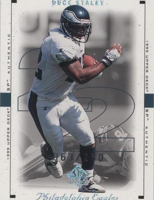 1999 SP Authentic Duce Staley #65 AE - 1 of 2