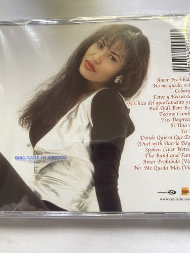 Amor Prohibido Selena Pérez Audio CD discs 1 Tejano and Latin Pop Music - Imagen 2 de 2