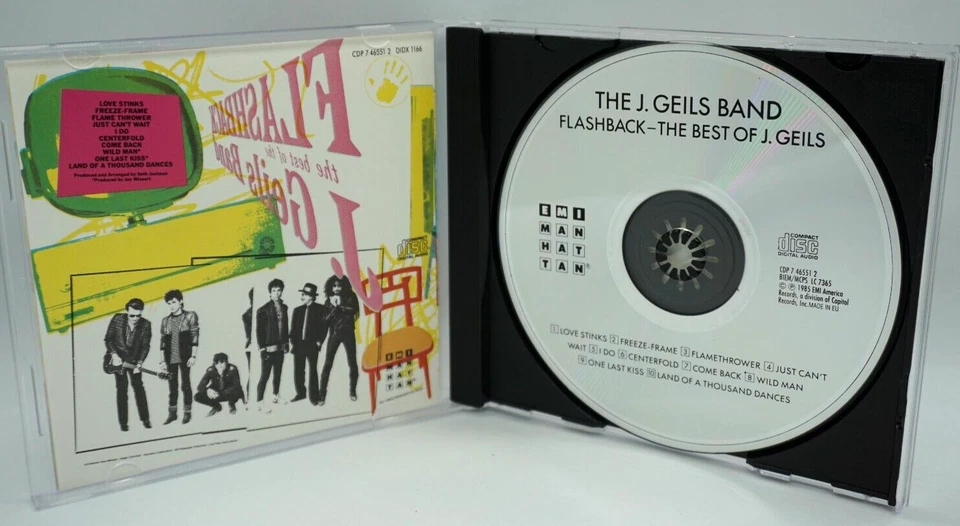 The J. Geils Band : Flashback (The Best Of) CD Album - CENTERFOLD - PETER WOLF - Image 3 of 3