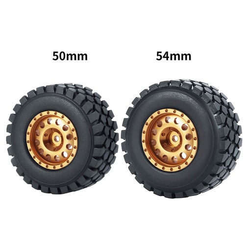 4PCS CNC 1.0 Beadlock Wheels Tires for 1/24 RC Crawler Axial SCX24 90081 AX00001 - Picture 53 of 82