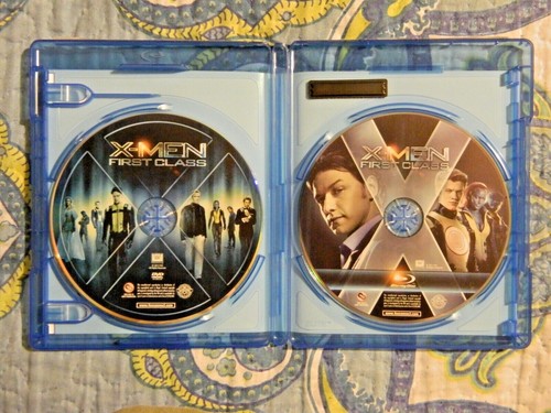 X-Men First Class Blu-ray/DVD 2014 2-Disc Set James McAvoy Michael Fassbender - Picture 4 of 4