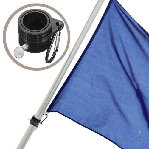 2pcs 1 Inch Flag Pole Rings with Clip for Preventing Tangling - Picture 7 of 12