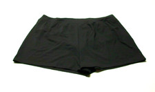 NEW Lands' End Black Swim Shorts NWOT S Petite size 6 P High Waist