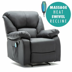 Details About Modern Leather Mage Chair Recliner Armchair Sofa Home Lounge Reclining Gaming