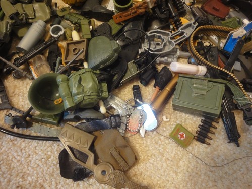 Vintage 12" GI Joe parts, pieces, fodder lot 4. Hasbro, 21st Century weapons - Picture 7 of 11
