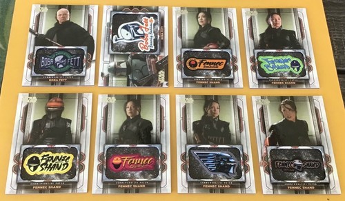 2022 Topps Star Wars Book of Boba Fett Commemorative Patch Card Set MP-1 - MP-20 - Bild 3 von 6