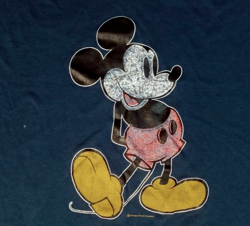 vintage Mickey Mouse Distressed Graphics t shirt 2XL 50/50 Disney Donald duck - Picture 2 of 6
