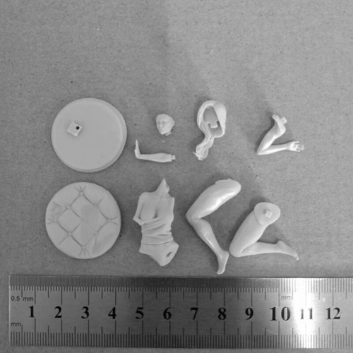 Lazy Girl Full Resin Figur Modellbausatz Maßstab 1:24 unbemalt unmontiert Spielzeug - Bild 2 von 2