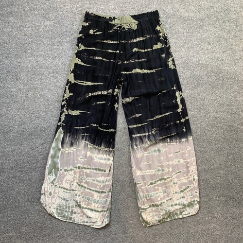 Young Fabulous & Broke Pants Womens S Small Multi Tie Dye High Side Splits - Picture 10 of 13