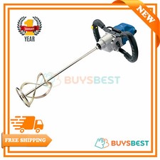 Twin Paddle Electric Plaster Mixer 240 Volt Twin Paddle Paint Mixer 1400 Watt