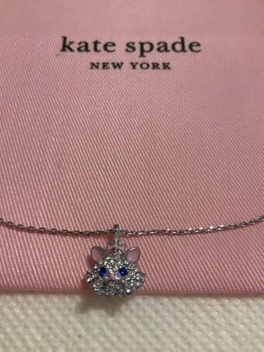 NWT Kate Spade New York Disney X Aristocat Pendant Necklace w/KS Dust Bag - Picture 11 of 16