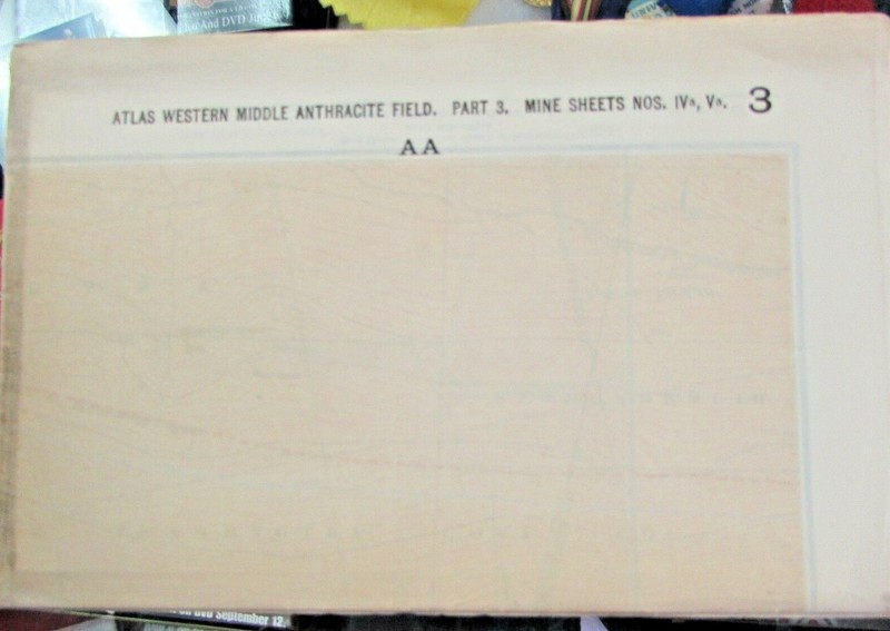 1889 GEOLOGICAL SURVEY OF PA - WESTERN MIDDLE ANTHRACITE FIELD - MINE SHEET 3