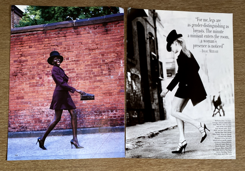 *Editorial Only* Alek Wek, Kirsten Owen & Tanga Moreau Vogue US August 1997 - Picture 3 of 5