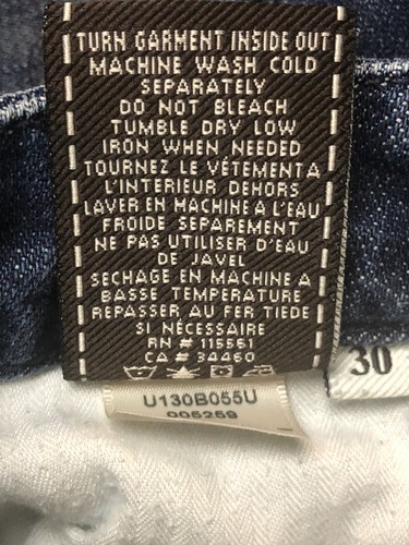 7 for All Mankind A Pocket Womens Denim Blue Jeans Size 30 x 29 Boot Cut Dark - Picture 10 of 10