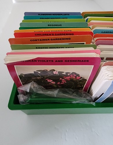 Vintage Happy Plants Indoor & Outdoor Gardening How-to Cards 24 Categories 1978 - Picture 2 of 15
