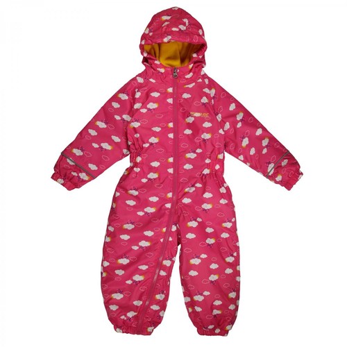 REGATTA SPLAT WATERPROOF PADDED FLEECE LINED ALL IN ONE SNOW SUIT BOYS GIRLS - Picture 5 of 24