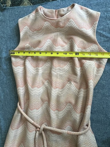 Lady Carol Of NY Dress Union Made In USA Sparkly Floor Length, Ties At Waist - Picture 4 of 12