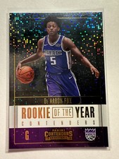 K37,006 - 2017-18 Panini Contenders Rookie of the Year #2 De'Aaron Fox