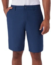 Hang Ten Men’s Hybrid Walk Short Black,Blue