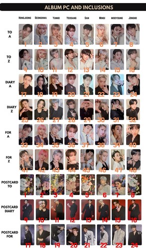 ATEEZ - [Golden Hour Pt.2] Album Official PHOTOCARD PHOTO CARD KPOP 에이싰즈 - Bild 1 von 82