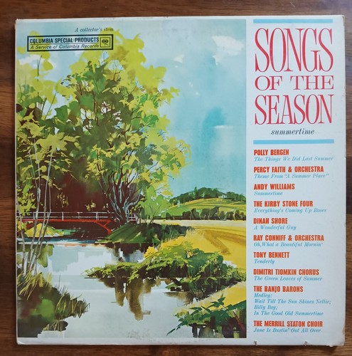 Song Of The Season Summertime Vinyl LP Record Album Andy Williams, Tony Bennett - Picture 1 of 8