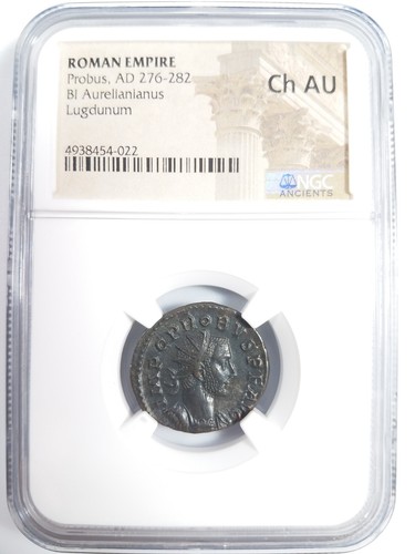 Probus Roman Empire NGC Ch AU Ancient Aurelianianus Abundantia Cornucopia - Picture 19 of 22