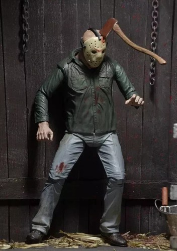 NECA Friday the 13th Part 3 3D Ultimate Jason Voorhees 7" Action Figure Box Gift - Picture 2 of 8