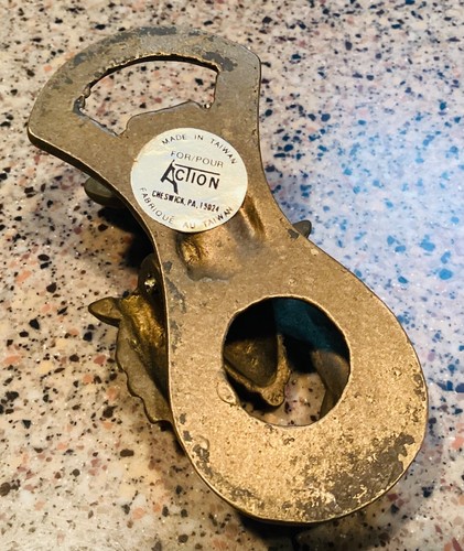 Vintage Brass Lobster 3-in-1 Bottle Opener Paper Weight Clip - Picture 3 of 3