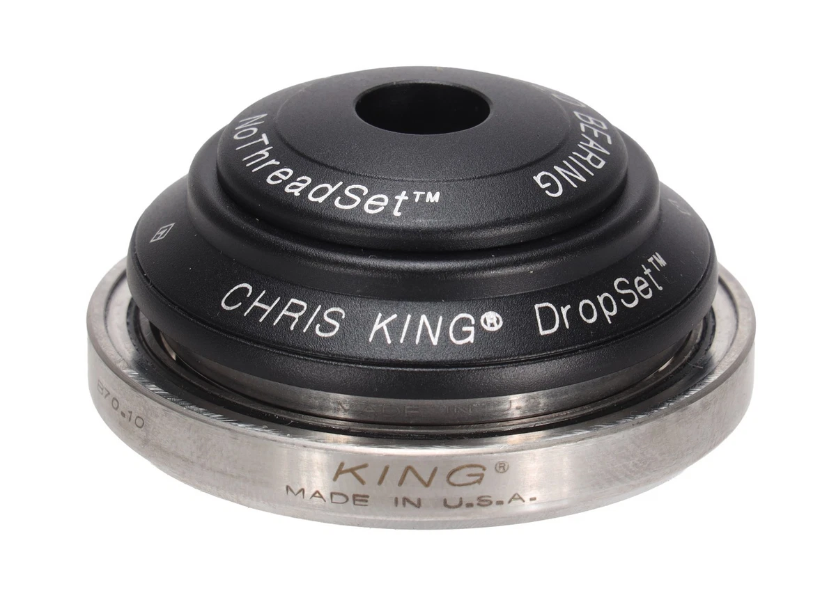 CHRIS KING GripLock ヘッドセット ブラック 1 1/8 Chris King InSet 8 GripLock Headset - i8 – Elite Custom SG パーツ
