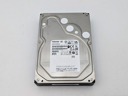 Toshiba 8TB 7.2K SAS 12Gb/s 3.5" 512e HDD MG08SDA800E - Ships Free - Picture 1 of 7