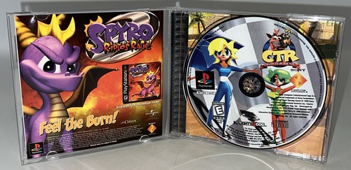 CTR Crash Team Racing (Sony PlayStation 1 PS1) etichetta nera - CIB completo testato - Foto 5 di 15