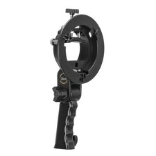 Glow Handheld Grip S-Type Bracket Bowens Mount Holder for Speedlite Flash Softbo