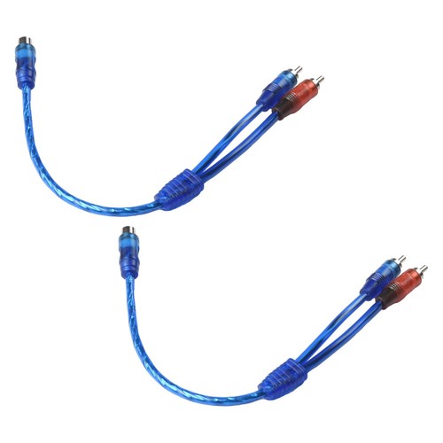 Premium Audio Cable Y Splitter Adapter Computer 1 Female To 2 Males Cord - Afbeelding 8 van 17