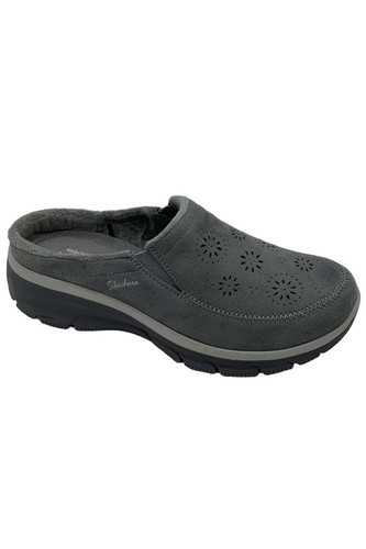 Zoccoli traforati Skechers Easy Going antracite