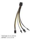 10 Pcs Pcie Gpu Cable Graphics Cards Extension Mining Machine Power Cord