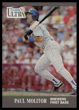 1991 Ultra #178 Paul Molitor Milwaukee Brewers
