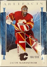 2022-23 Upper Deck Artifacts Jacob Markstrom #154 Flames #168/599