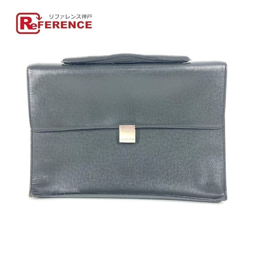 LOUIS VUITTON Business Bag Angara M30772 Taiga Ardoise Black 14.7*10.2*2.7 inch - Picture 2 of 10