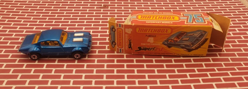 Vintage 1975 Matchbox Lesney Superfast Pontiac Firebird # 4 England - Image 2 of 4