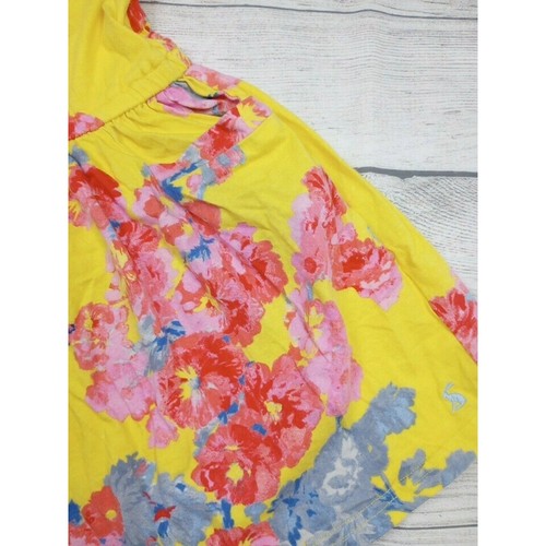 7/8 Joules Bright Floral Dress - Picture 3 of 6