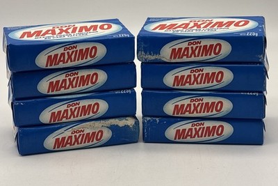 Vintage Don Maximo Laundry Soap Bars Lot of 8 Wrapped 225g Detergent
